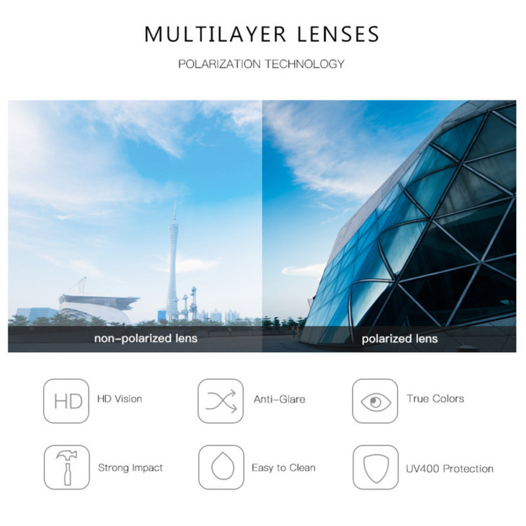 عینک آفتابی مربعی مورل مدل 78092C5POLARIZED