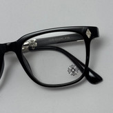 عینک بلوکات کروم هارتز مشکی نقره ای Chrome Hearts 2272 - کیفیت مستر