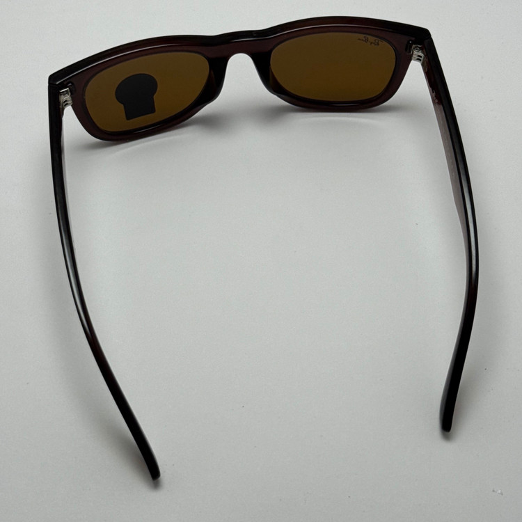 عینک آفتابی ریبن ویفرر شیشه سنگ قهوه ای به همراه پک کامل ریبن Rayban WAYFARER RB 0502S