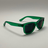 عینک آفتابی ریبن ویفرر شیشه سنگ سبز به همراه پک کامل ریبن Rayban WAYFARER RB 0502S