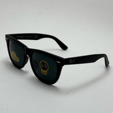 عینک آفتابی ریبن ویفرر شیشه سنگ مشکی که همراه پک کامل ریبن Rayban WAYFARER RB 2140 سایز 54