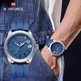 ساعت مچی عقربهای مردانه نیوی فورس مدل NF9202SWBE