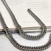 گردنبند مردانه طرح کارتیه Cartier جنس استیل عیار 316 رنگ ثابت کد ztk (پس کرایه)