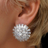 گوشواره جواهری زیبا در تنوع طرح رنگ کاملا ثابت کد bn (پس کرایه)