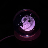 دکوری گوی کریستالی Led ال ای دی دار طرح فرشته تنوع طرح و رنگ کد sm (پس کرایه)