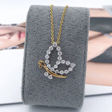گردنبند دخترانه پلاک فرشته طرح طلا مارک ژوپینگ xuping کاملا مشابه طلا