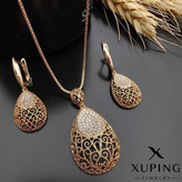 نیم ست مجلسی طرح طلا ژوپینگ 1710