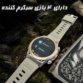 ساعت هوشمند 1.46 اینچی دیبت ویر مدل Power Edge AK81 با بند سیلیکونی