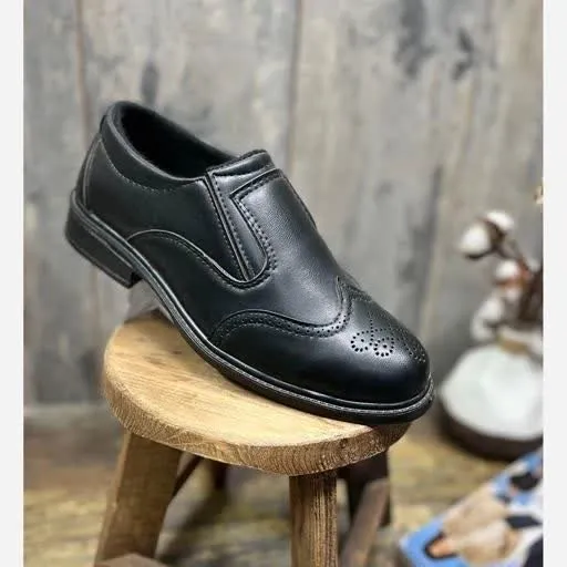 کفش مردانه رسمی هشترک کشی چرم راحتی روزمره کلاسیک