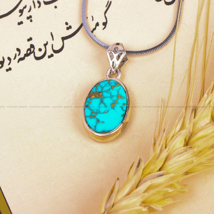 گردنبند فیروزه کد 7507
