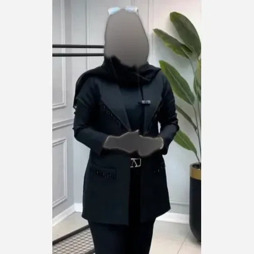 کت مجلسی زنانه مدل اسرا جنس کرپ مازراتی سایز 38 تا 46 (2)