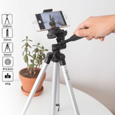 سه پایه گوشی و دوربین 3120 و 3110 تریپاد tripod(پایه نگهدارنده دوربین موبایل فیلم برداری عکاسی همسفر منوپاد طرح و مدل)