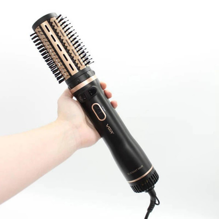 سشوار چرخشی برس حرارتی 3 در 1 وی جی آر VGR مدل V-496 ا VGR Proffessional HOT AIR BRUSH V-496جدید.