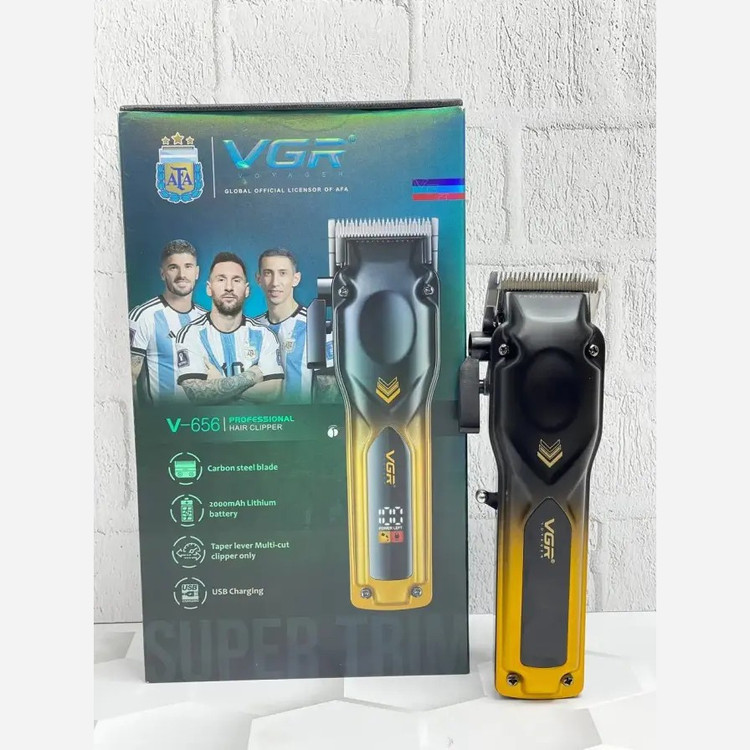 ماشین اصلاح حجم زن موی سر کلیپر حرفه ای وی جی آر مدل V-656.