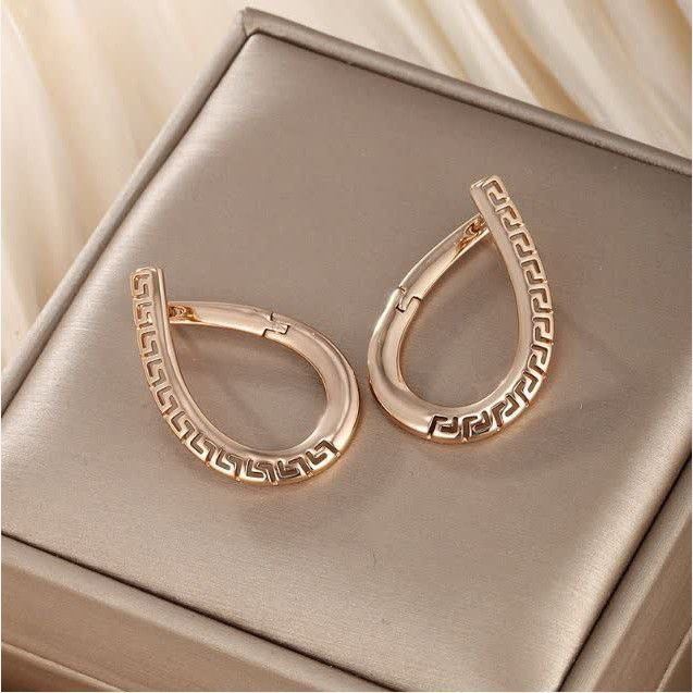 گوشواره ژوپینگ طرح ورساچه مدل فشن گالری هیما