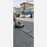 کتونی بچگانه لبوبو چراغدار کتونی دخترانه رنگ مشکی