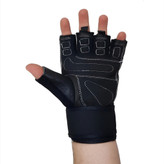 دستکش بدنسازی مچبند دار چرم اورجینال Gorilla سایز L تا 2XL