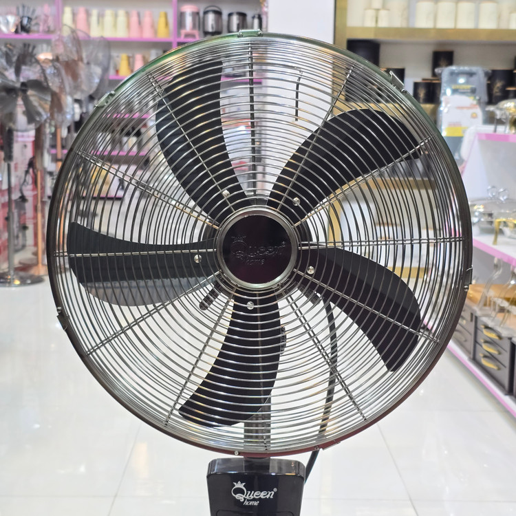 پنکه ایستاده کوئین هوم مدل QH-6680 ریموت دار 5 پره با ارسال رایگان