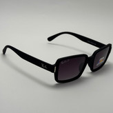 عینک آفتابی پلاریزه ریبن مستطیلی تمام مشکی کد rayban RB 2201 (ارسال رایگان)