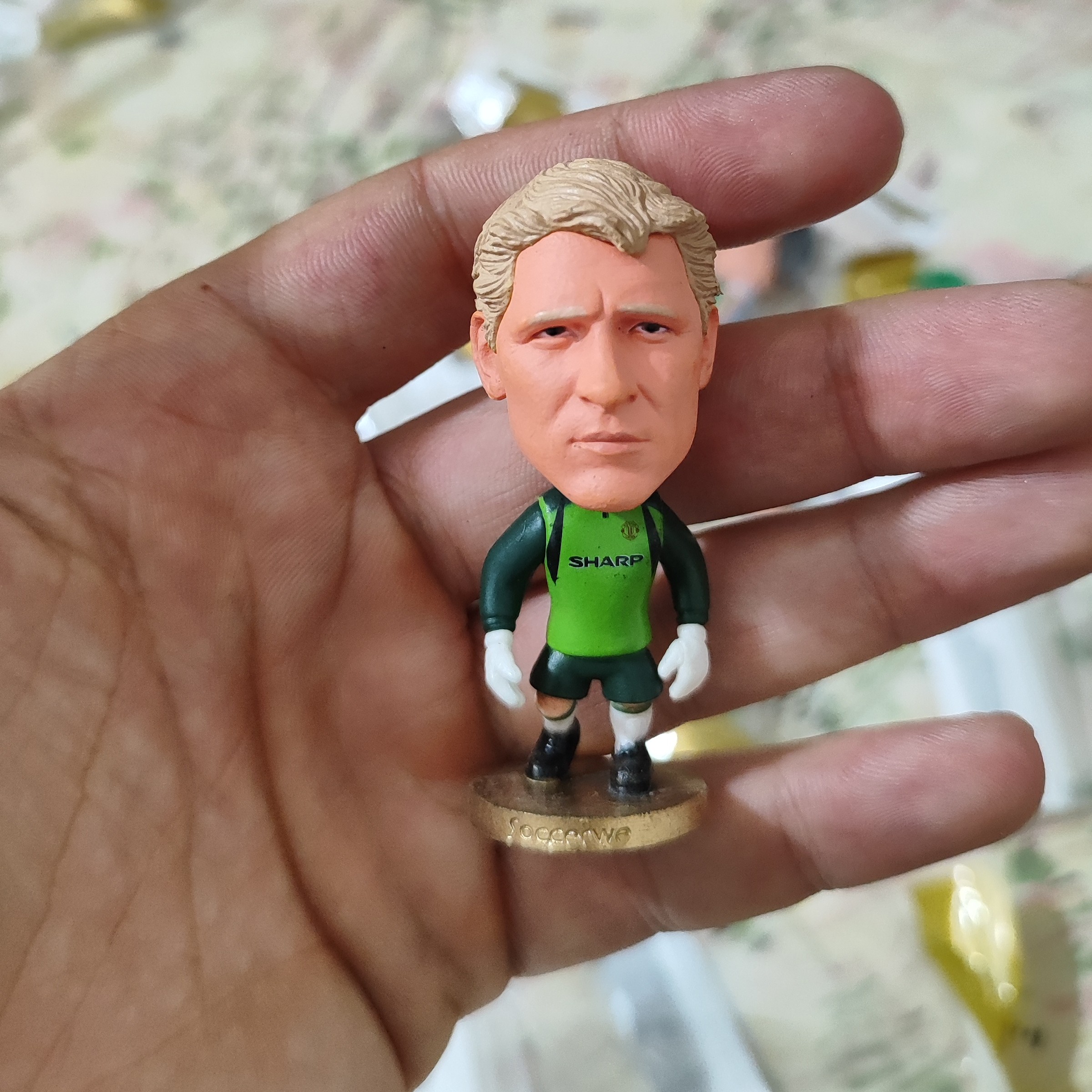فیگور پیتر اشمایکل منچستریونایتد برند ساکروی با آرم