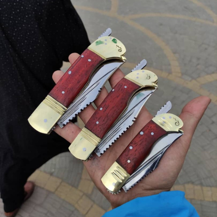 چاقو دنده ای باباخانی زنجان کوچک 18 سانتی